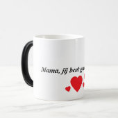Mama, jij bent goud waard – Mok voor Moederdag モーフィングマグカップ (正面左)