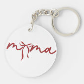 MAMA Keychain 2026 – Minimalist Mama Design, Mom G キーホルダー (裏面)