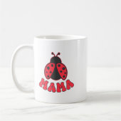 Mama Ladybug First Birthday Girl Family Matching P コーヒーマグカップ (左)