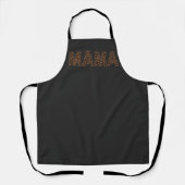 'Mama' Leopard Design Trendy Birthday Gift エプロン (正面)