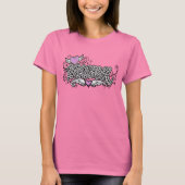 Mama Leopard Heart Tee Tシャツ (正面)