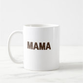 Mama Leopard Print コーヒーマグカップ (左)