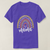 Mama Leopard Rainbow Tシャツ (デザイン正面)