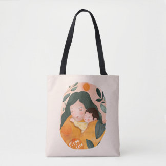 Mama Love Cozy Boho for Mom トートバッグ