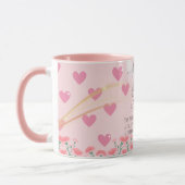 Mama Love Mug – Heartwarming Mother and Baby  マグカップ (左)