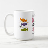 Mama Loves Her Boos Spooky Personalized Halloween コーヒーマグカップ (左)