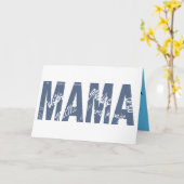 MAMA. Mensajes dentro de las letras. カード (黄色い花)
