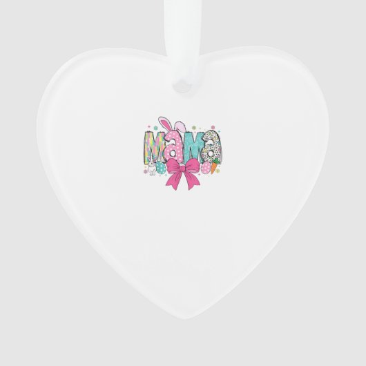 Mama Mini Easter Matching Mama Bunny Easter Day T- オーナメント (正面)