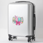 Mama Mini Easter Matching Mama Bunny Easter Day T- シール (スーツケース)