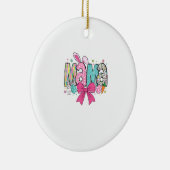 Mama Mini Easter Matching Mama Bunny Easter Day T- セラミックオーナメント (右)