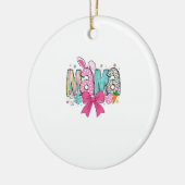 Mama Mini Easter Matching Mama Bunny Easter Day T- セラミックオーナメント (左)