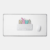 Mama Mini Easter Matching Mama Bunny Easter Day T- デスクマット (キーボード&マウス)