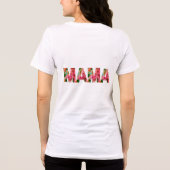 Mama – Minimalist Tribute to Motherhood T-Shirt De トライブレンドTシャツ (裏面)