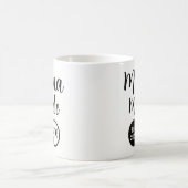 Mama Mode ON, Est Year Custom Mom Coffee Mug コーヒーマグカップ (中央)