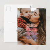 Mama Mother's Dayの写パーソナライズされた真 ポストカード (正面/裏面)