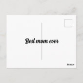 Mama Mother's Dayの写パーソナライズされた真 ポストカード (裏面)