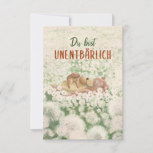 Mama Muttertag du bist unentbärlich (正面)