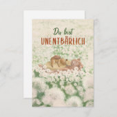 Mama Muttertag du bist unentbärlich (正面/裏面)