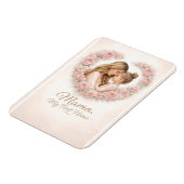 Mama — My First Home | Mother & Daughter Floral Tr マグネット (左側)