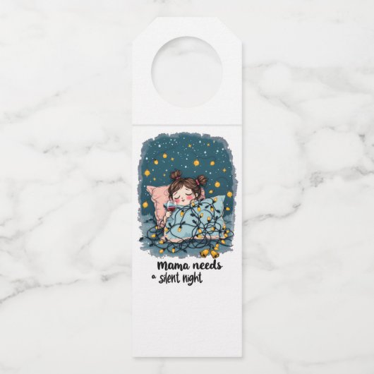 Mama Needs a Silent Night  ボトルネックタグ (裏面)