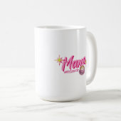 Mama Needs Coffee Funny Mom コーヒーマグカップ (正面右)