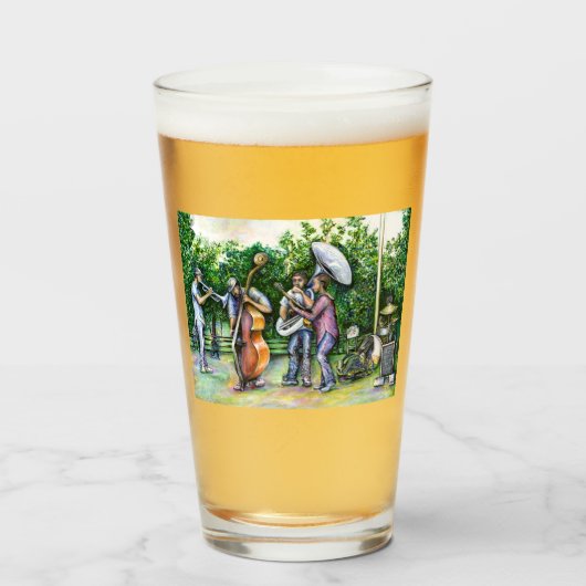 Mama Never 警告 About Tuba Players タンブラーグラス (ドリンク正面)