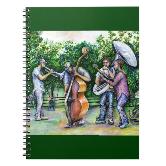 Mama Never 警告 About Tuba Players ノートブック (正面)