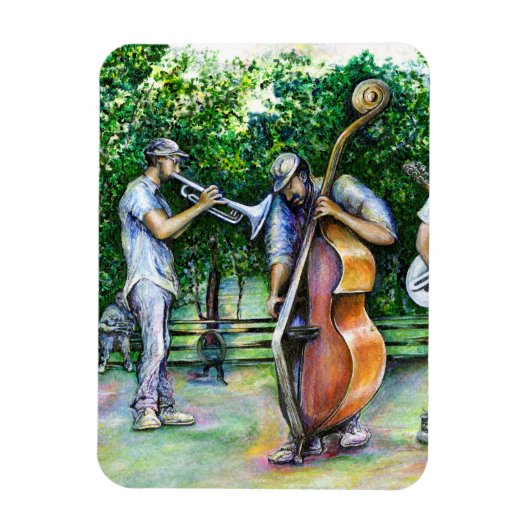 Mama Never 警告 About Tuba Players マグネット (縦)