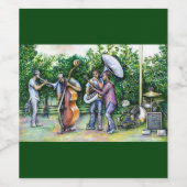 Mama Never 警告 About Tuba Players ワインラベル (シングルラベル)