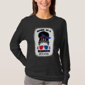 Mama of a Warrior CHD Congenital Heart Defect Awar Tシャツ (正面)