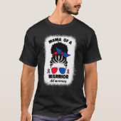 Mama of a Warrior CHD Congenital Heart Defect Awar Tシャツ (正面)