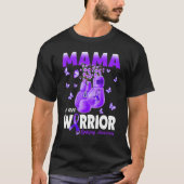 Mama Of A Warrior Epilepsy Awareness Boxing Gloves Tシャツ (正面)