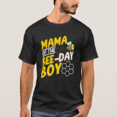 Mama Of Bee Day Boy Honey Beekeeper Beekeeping Gra Tシャツ (正面)
