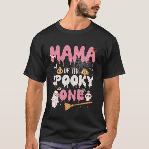 Mama of the 不気味 One Girl 1st Birthday Halloween Tシャツ