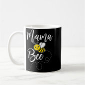 Mama Of The Bee Day Girl Hive Family Matching Birt コーヒーマグカップ (左)