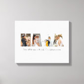 Mama Photo Collage 4写真 |母の日の贈り物 キャンバスプリント (正面)