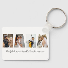Mama Photo Collage Keychain for Mother's day キーホルダー