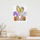 mama rabbit (2), retro, vintage ポスター (キッチン)