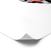 mama rabbit, retro, vintage ポスター (角)