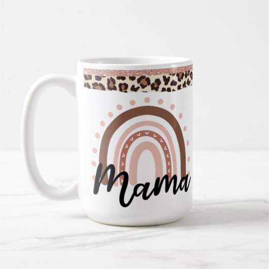 Mama Rainbow コーヒーマグカップ (左)