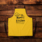Mama’s Kitchen Lady Chef Personalized エプロン
