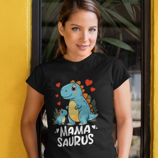 Mama Saurus Fun Gift for mom Tシャツ