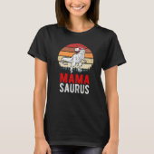 Mama Saurus  Vintage Dinosaurs Dinosaurs Tシャツ (正面)