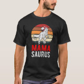 Mama Saurus  Vintage Dinosaurs Dinosaurs Tシャツ (正面)