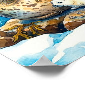 Mama Seal and Pup Nursery ポスター (角)