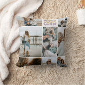 Mama Snuggle Crew Floral 8 Photo Collage クッション (ブランケット)