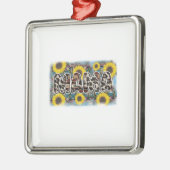 Mama Sunflower メタルオーナメント (左)