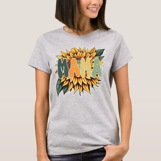 MAMA Sunflower Tシャツ (正面)