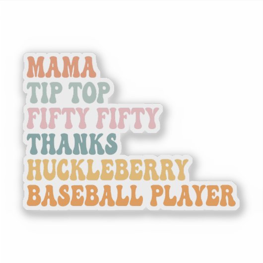 mama tip top fifty fifty, Icu nurse シール (正面)