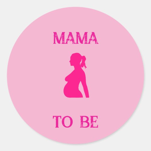Mama To Be ラウンドシール (正面)